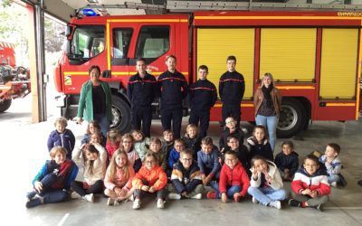 Visite chez les pompiers