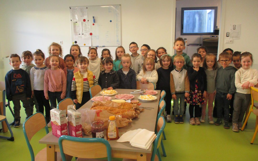 Les maternelles étudient l’alimentation