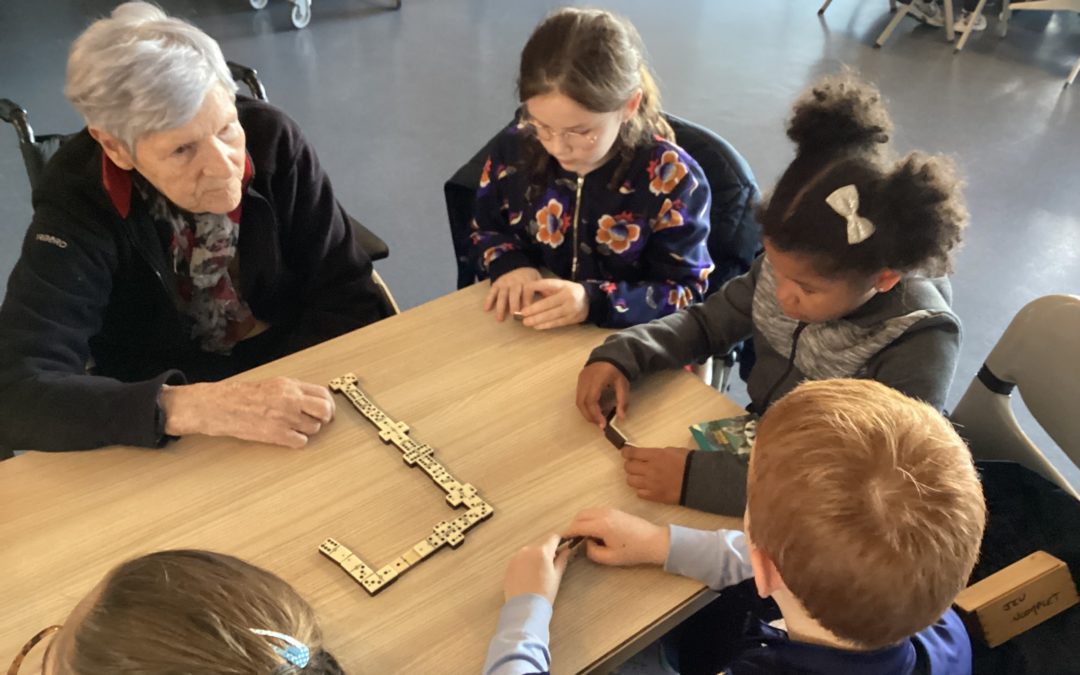 Rencontre avec les résidents de l&rsquo;EHPAD