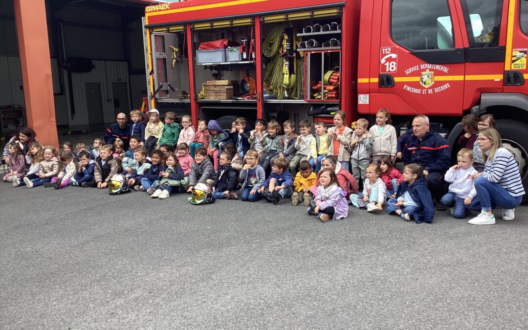 Une visite chez les pompiers!